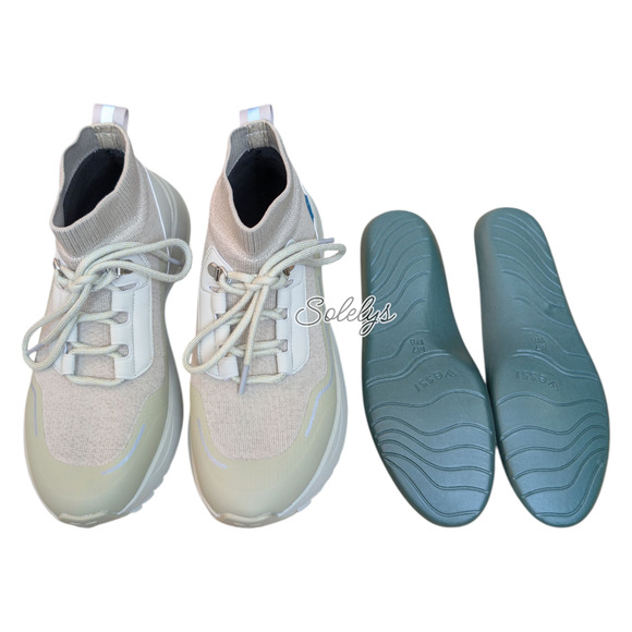 Vessi Stormburst Womens 8 Boreal Green High Top Waterproof Knit Sneaker Boot - Picture 10 of 12